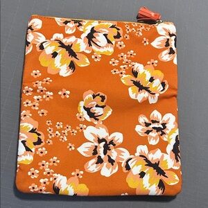 Rachel Pally Orange Floral Clutch